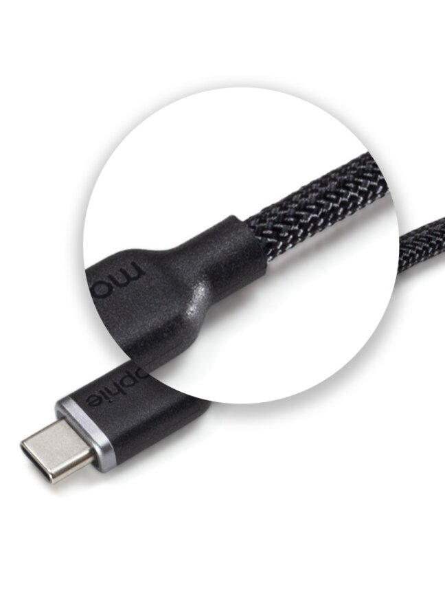 mophie Chargestream USB-C to USB-C cable 3m Black 5