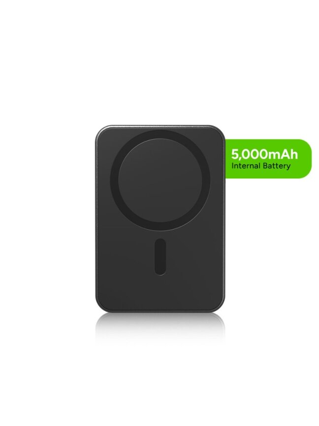 mophie Essentials Magnetic wireless portable battery 10000mAh Black