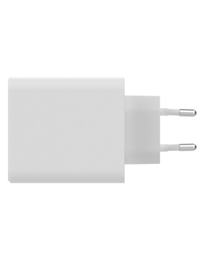 mophie Wall Adapter USB-C PD DUAL 67W GAN EU (2xUSBC) White