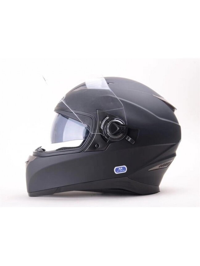 Motociklininko šalmas HD-09B, dydis L, juodas Motociklininko šalmas HD-09B, dydis L, juodas