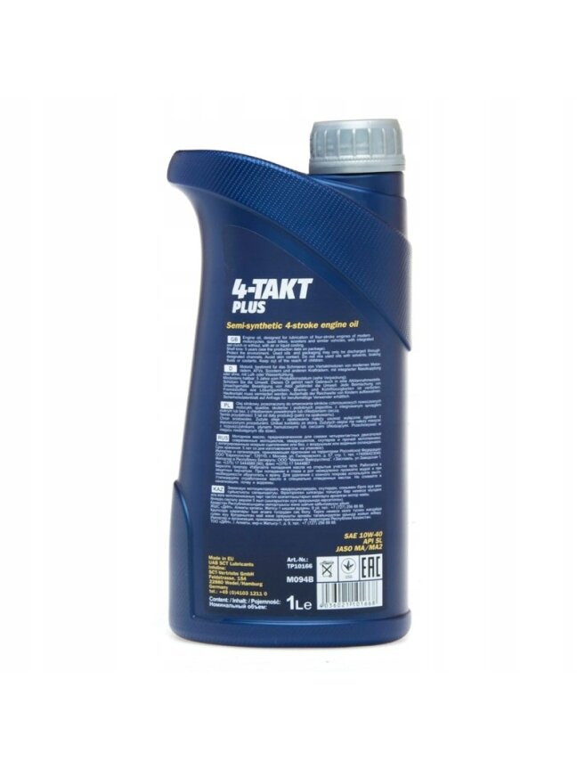 Motociklo variklio tepalas Mannol 4-takt Plus, 1 l 1 Motociklo variklio tepalas Mannol 4-takt Plus, 1 l 1