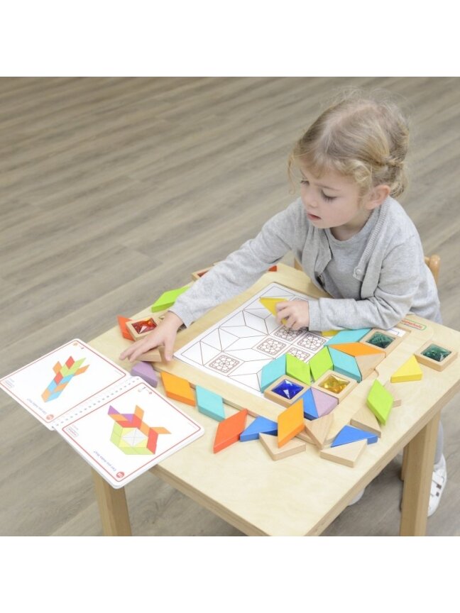 Mozaikos dėlionė MASTERKIDZ Spalvų ir Formų mokymasis Tangram Montessori 3 Mozaikos dėlionė MASTERKIDZ Spalvų ir Formų mokymasis Tangram Montessori 3