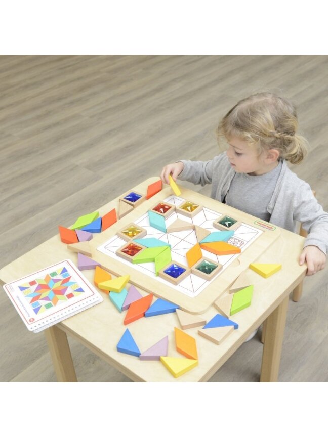 Mozaikos dėlionė MASTERKIDZ Spalvų ir Formų mokymasis Tangram Montessori 5 Mozaikos dėlionė MASTERKIDZ Spalvų ir Formų mokymasis Tangram Montessori 5