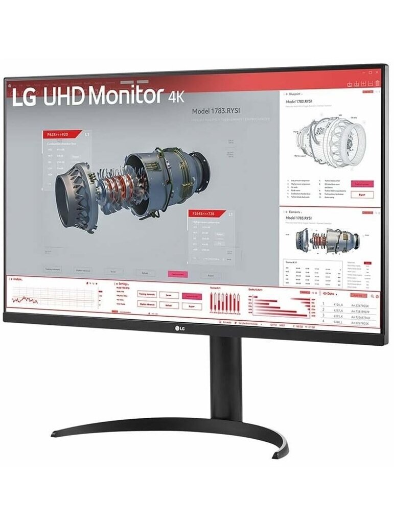 Monitorius LG 32BR55UK-B, VA, 60 Hz, 4K UHD, 31.5" 2 Monitorius LG 32BR55UK-B, VA, 60 Hz, 4K UHD, 31.5" 2