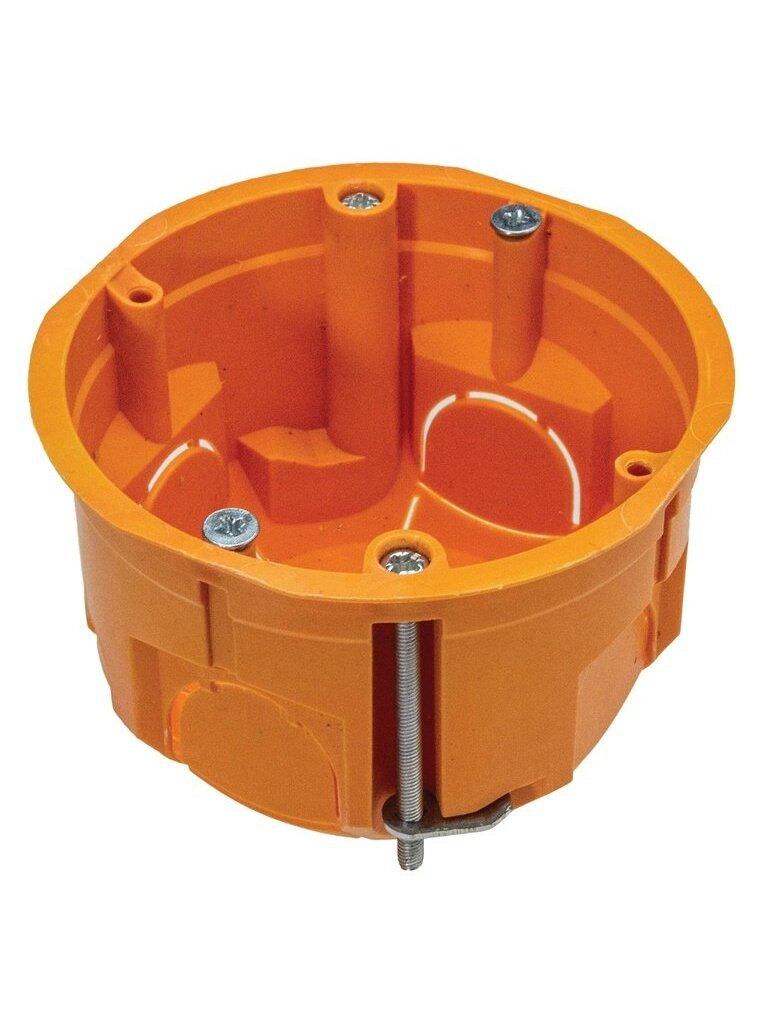 Montavimo dėžutė Pawbol A.0046LP, 68 x 45 mm, su varžtais