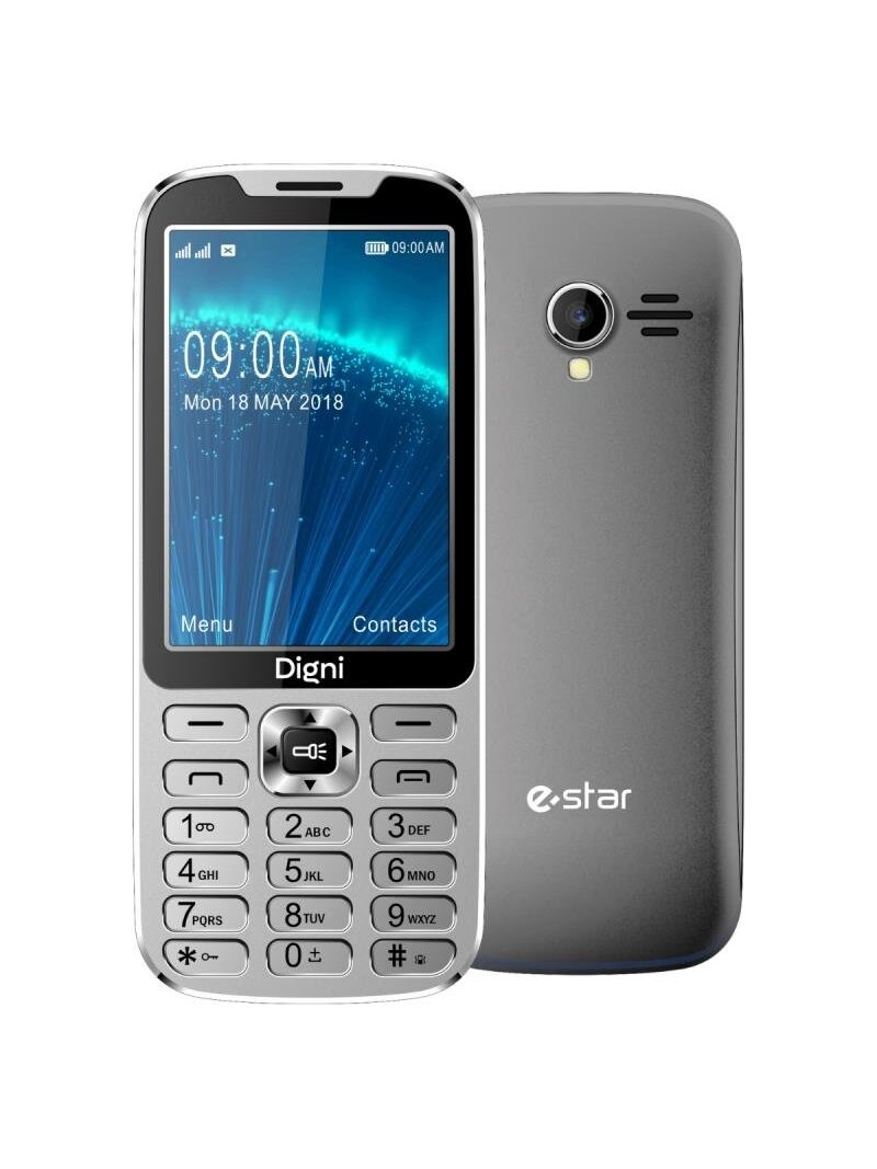 Mobilusis telefonas Estar Digni Call 4G, 64 MB, sidabro Mobilusis telefonas Estar Digni Call 4G, 64 MB, sidabro