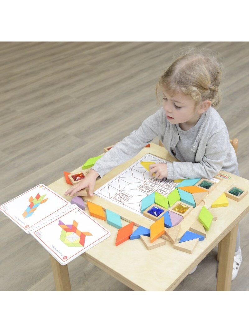 Mozaikos dėlionė MASTERKIDZ Spalvų ir Formų mokymasis Tangram Montessori 3