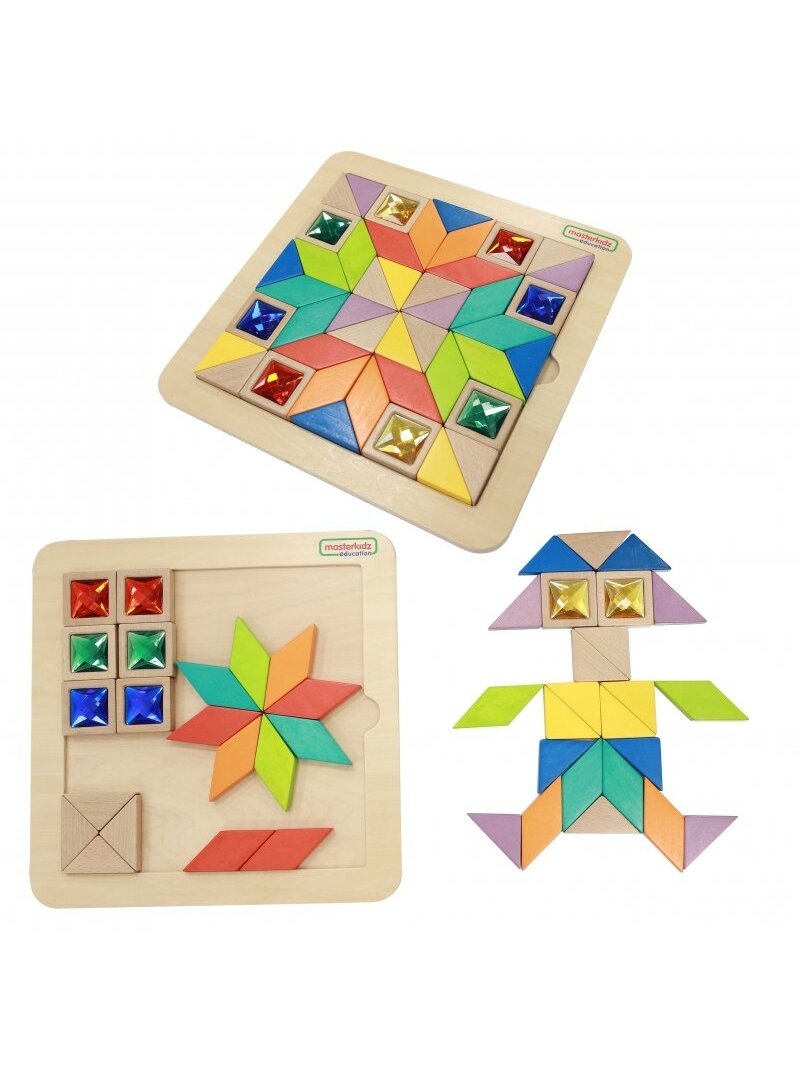 Mozaikos dėlionė MASTERKIDZ Spalvų ir Formų mokymasis Tangram Montessori Mozaikos dėlionė MASTERKIDZ Spalvų ir Formų mokymasis Tangram Montessori