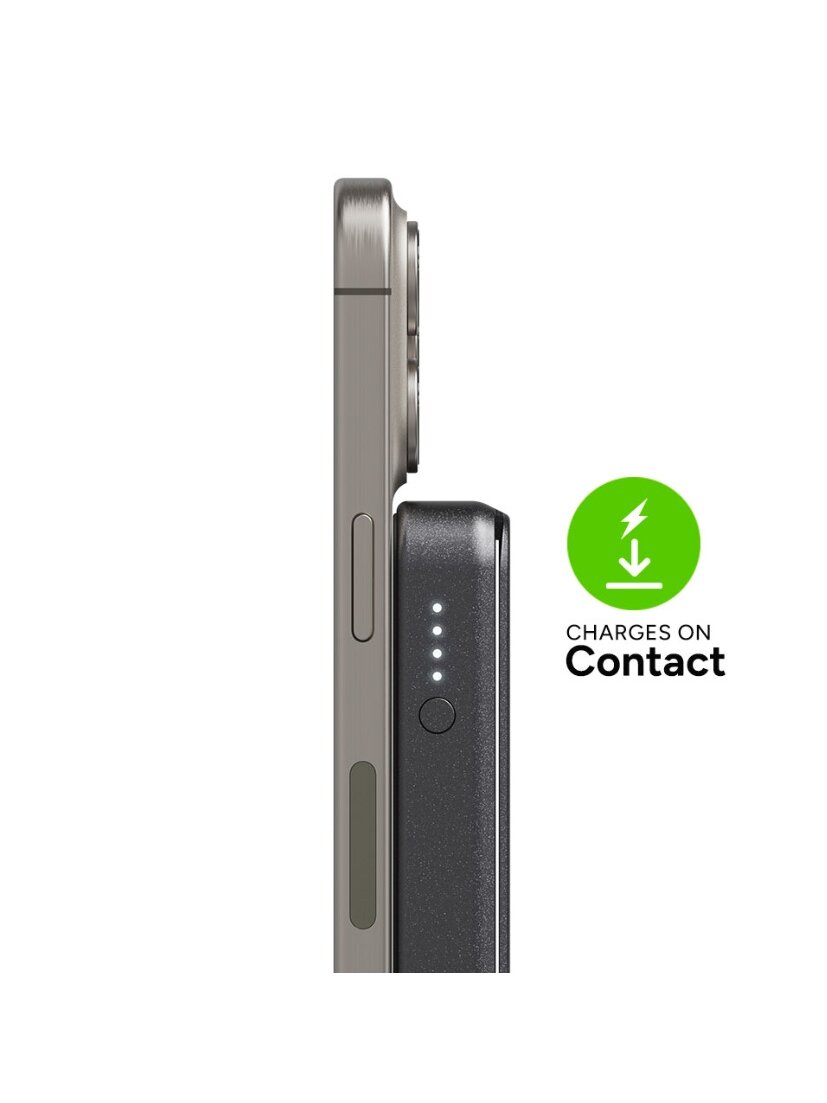mophie Essentials Magnetic wireless portable battery 10000mAh Black 3