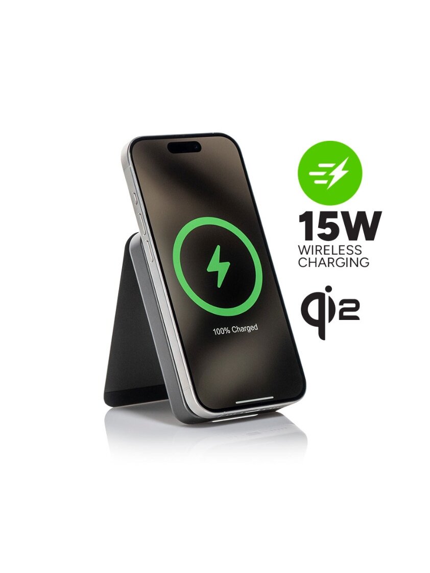 mophie Essentials Magnetic wireless portable battery 10000mAh Black 2