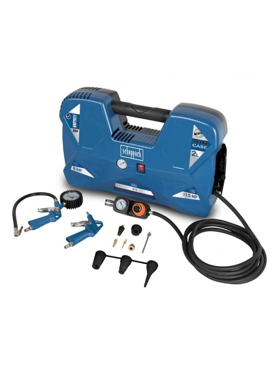 Mobilus kompresorius AIR CASE oil free, Scheppach Mobilus kompresorius AIR CASE oil free, Scheppach
