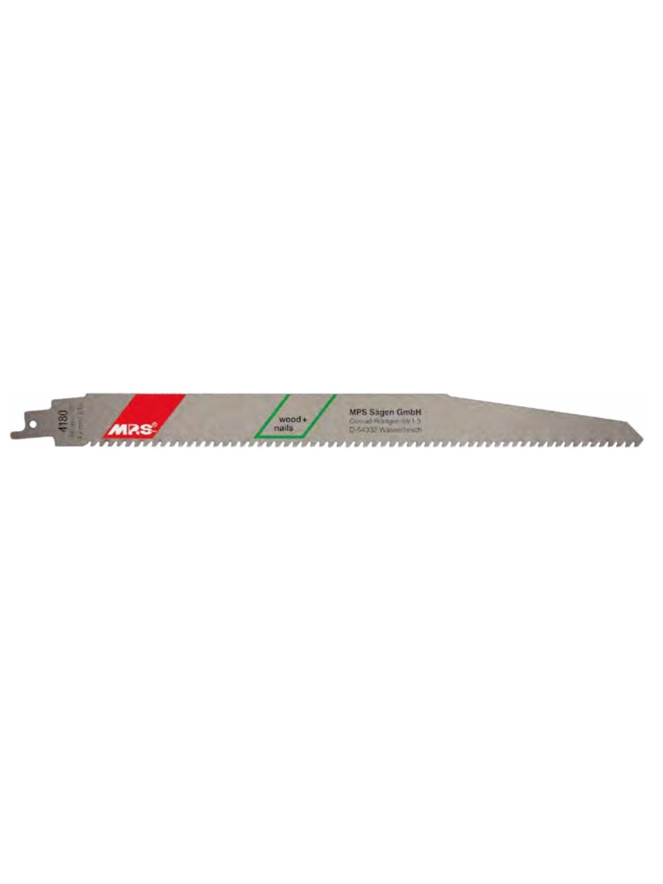 MPS Ties. Pj. su kietmetaliu med. su vin. 280 mm 6TPI 1 vnt.