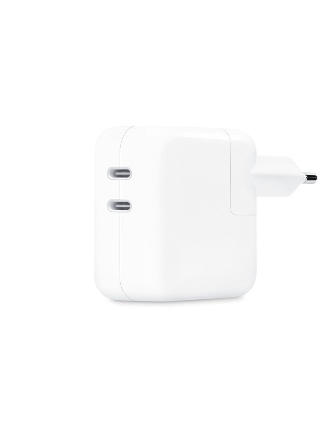 MW2K3ZM/A 35W Dual USB-C Power Adapter, White MW2K3ZM/A 35W Dual USB-C Power Adapter, White