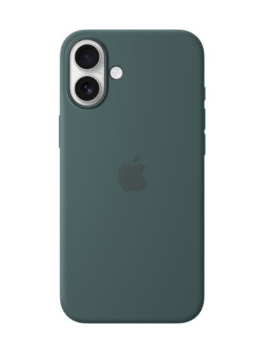 MYYH3ZM/A iPhone 16 Plus Silicone Case with MagSafe, Lake Green