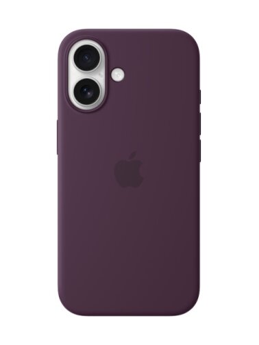 MYY43ZM/A iPhone 16 Silicone Case with MagSafe, Plum