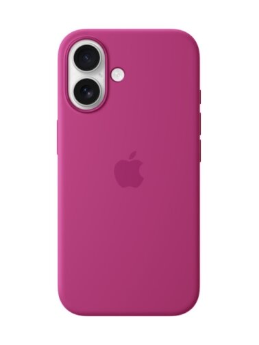 MYY53ZM/A iPhone 16 Silicone Case with MagSafe, Fuchsia MYY53ZM/A iPhone 16 Silicone Case with MagSafe, Fuchsia