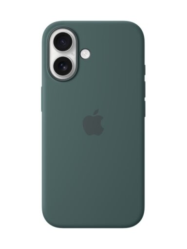 MYY83ZM/A iPhone 16 Silicone Case with MagSafe, Lake Green