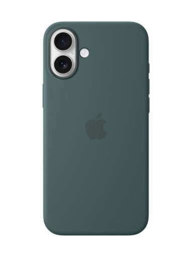 MYYH3ZM/A iPhone 16 Plus Silicone Case with MagSafe, Lake Green