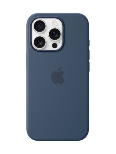 MYYK3ZM/A iPhone 16 Pro Silicone Case with MagSafe, Denim