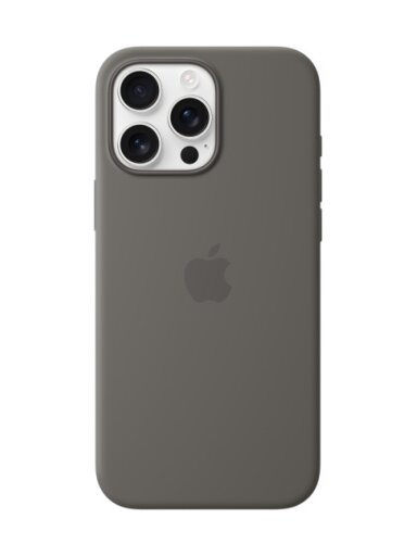 MYYV3ZM/A iPhone 16 Pro Max Silicone Case with MagSafe, Stone Gray