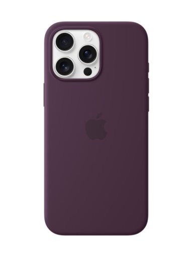 MYYW3ZM/A iPhone 16 Pro Max Silicone Case with MagSafe, Plum