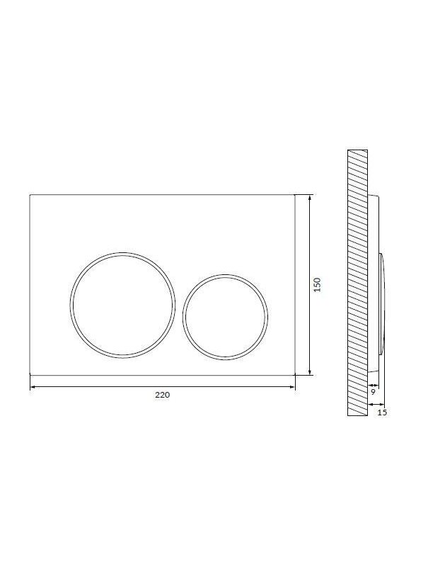 MYGTUKAS CERSANIT LUNA CHROME 1 MYGTUKAS CERSANIT LUNA CHROME 1
