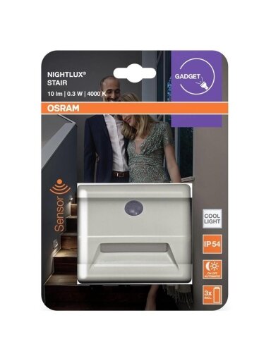 Naktinis šviestuvas Osram Nightlux Stair 0.25 W IP20