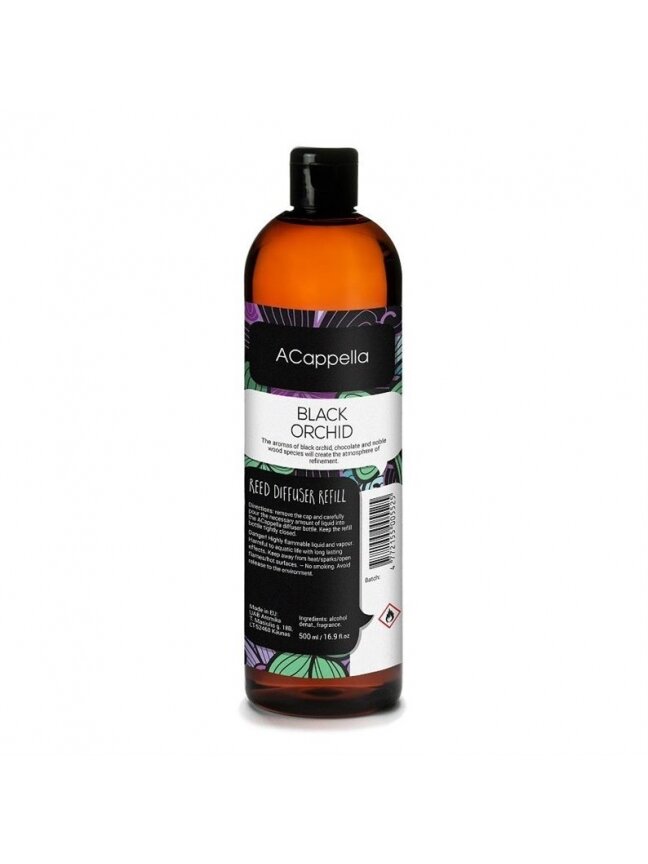 Namų kvapo papildas ACAPPELLA BLACK ORCHID, 500 ml Namų kvapo papildas ACAPPELLA BLACK ORCHID, 500 ml