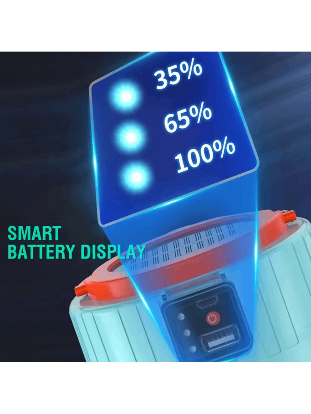Nešiojamas Saulės Energijos Žibintas BORUiT YHX-0217 Powerbankas 2