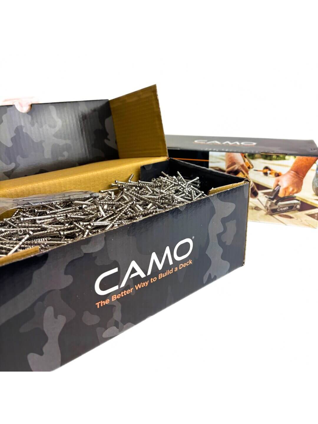 Nerūdijančio plieno medsraigčiai CAMO A2 60 mm 1750 vnt. Nerūdijančio plieno medsraigčiai CAMO A2 60 mm 1750 vnt.