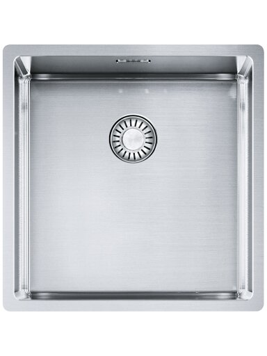 Nerūdijančio plieno plautuvė Franke Box, BXX 210/110-40, rankinis ventilis