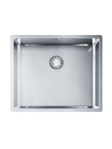 Nerūdijančio plieno plautuvė Franke Box, BXX 210/110-50, rankinis ventilis