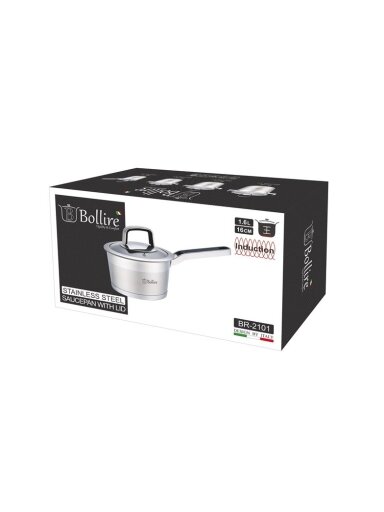 Nerūdijančiojo plieno puodas Palermo 16 cm, 1,6 l