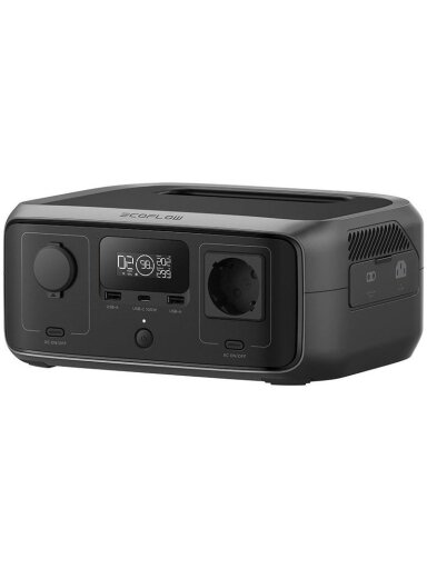 Nešiojamas įkroviklis EcoFlow RIVER 3 600 W juoda