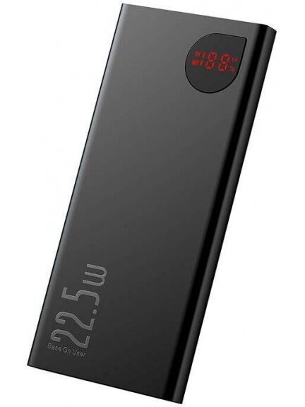 Nešiojamas įkroviklis Baseus  20000 mAh, 22.5 W, juoda