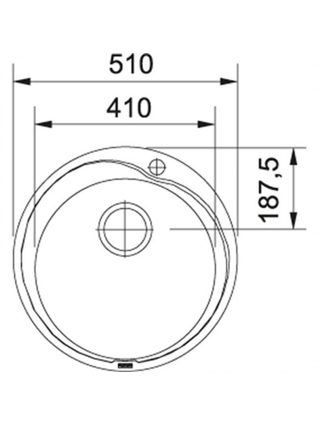 Nerūd. plieno plautuvė, Franke,Ronda, ROL610-41,linijinis p. 2 Nerūd. plieno plautuvė, Franke,Ronda, ROL610-41,linijinis p. 2