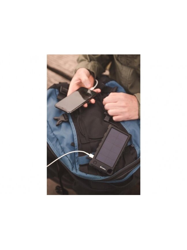 Nešiojamas įkroviklis (Power bank) Sandberg 10000 mAh juoda 1