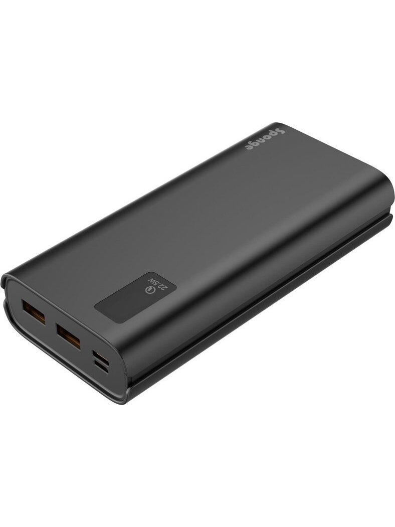 Nešiojamas įkroviklis Sponge Energy 20000 mAh, 22.5 W, pilka Nešiojamas įkroviklis Sponge Energy 20000 mAh, 22.5 W, pilka