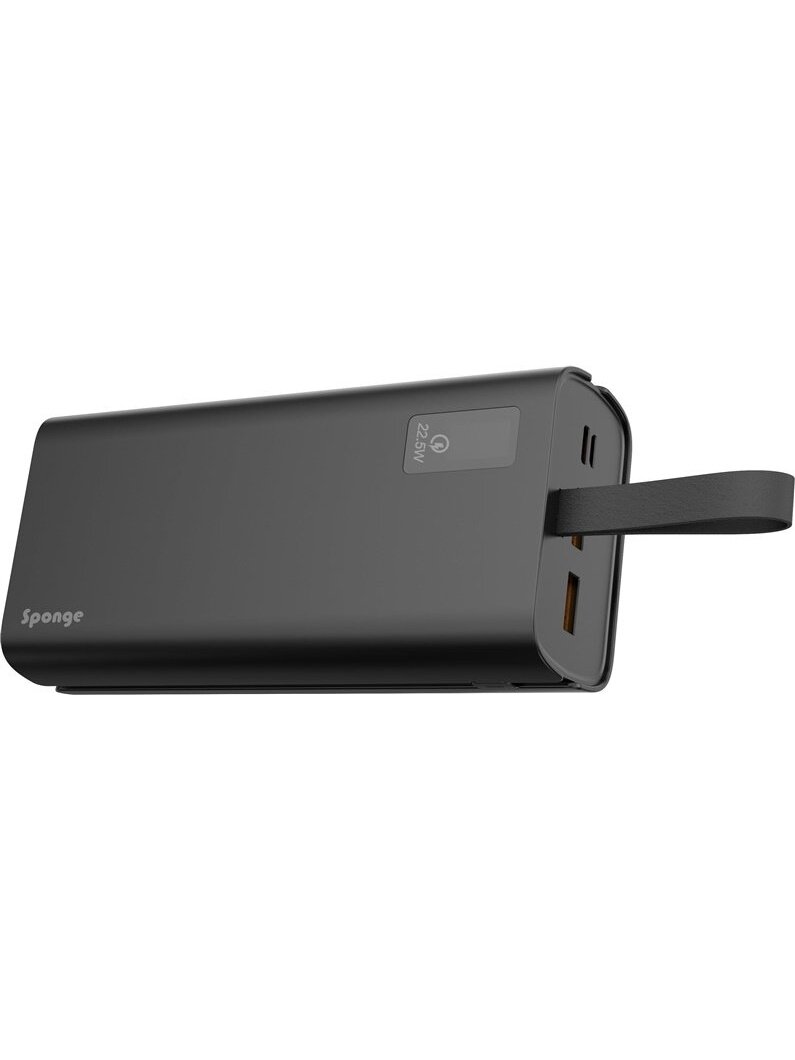 Nešiojamas įkroviklis Sponge Energy 30000 mAh, 22.5 W, pilka 2 Nešiojamas įkroviklis Sponge Energy 30000 mAh, 22.5 W, pilka 2