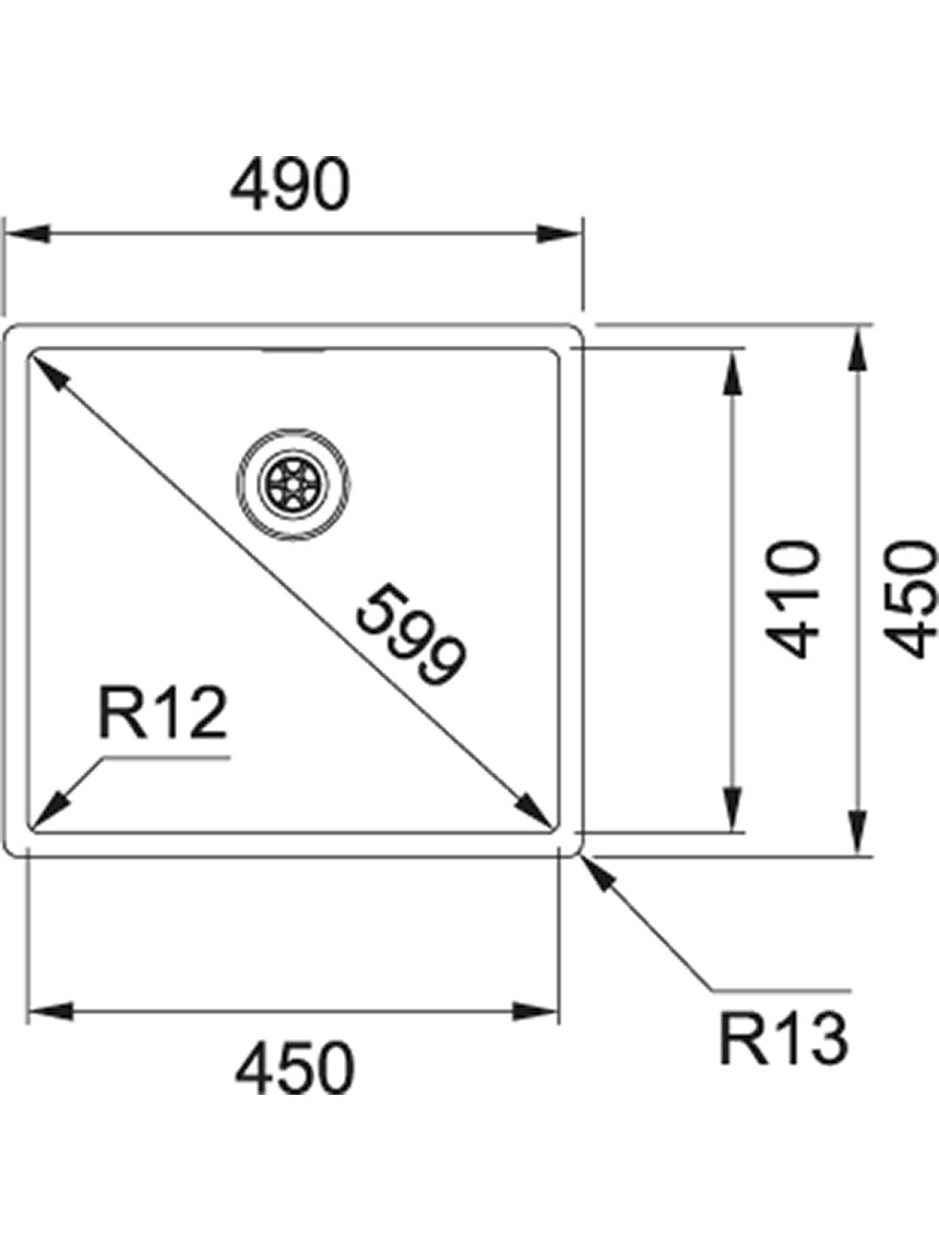 Nerūdijančio plieno plautuvė Franke Box, BXX 210/110-45, rankinis ventilis 1 Nerūdijančio plieno plautuvė Franke Box, BXX 210/110-45, rankinis ventilis 1