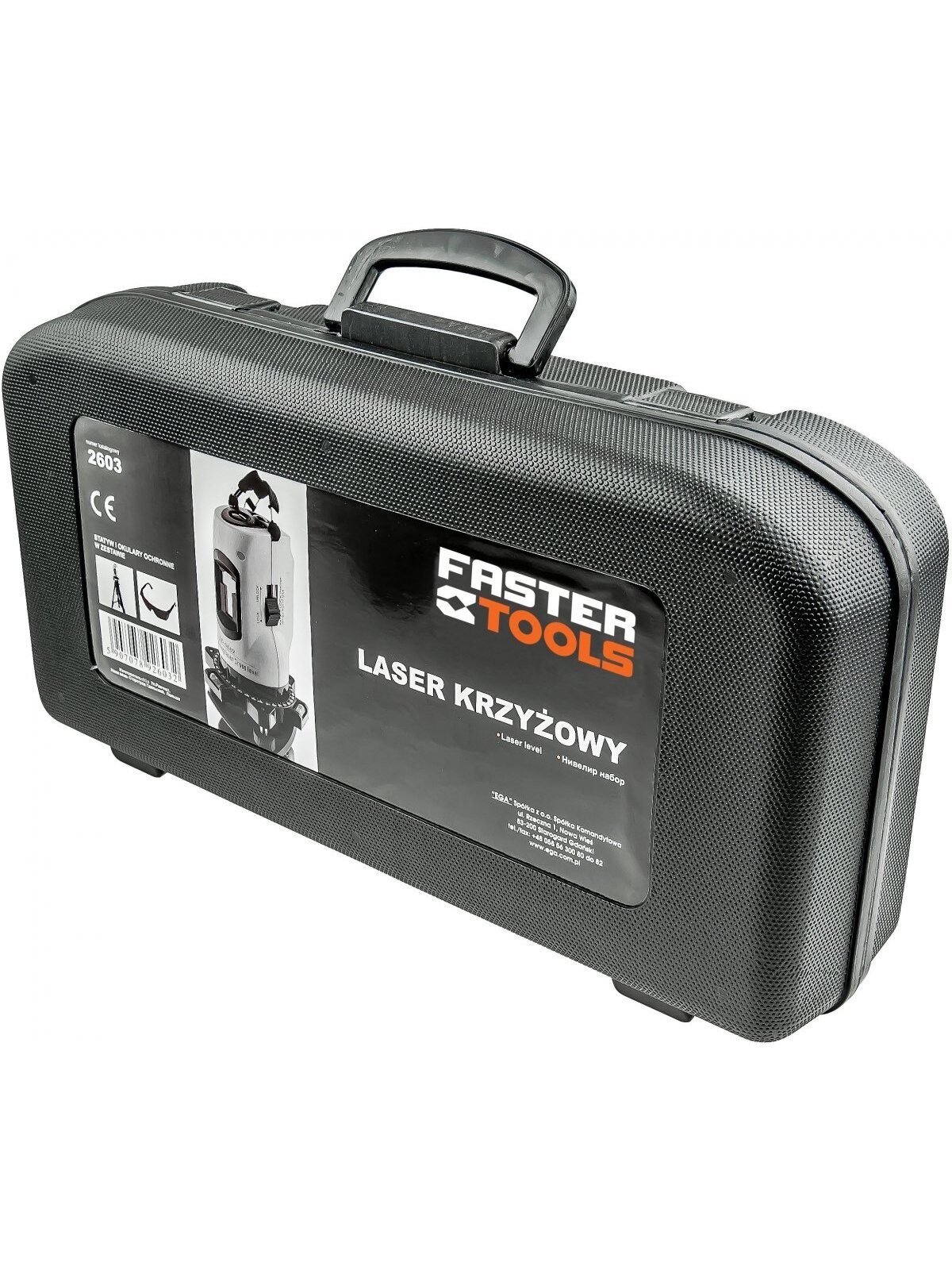 Nivelyras lazerinis Faster Tools | ±1mm/m 2