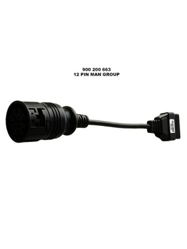 OBD kabelis 12 kontaktų MAN sunkvežimiams (W074062663CH, AUTOCOM)