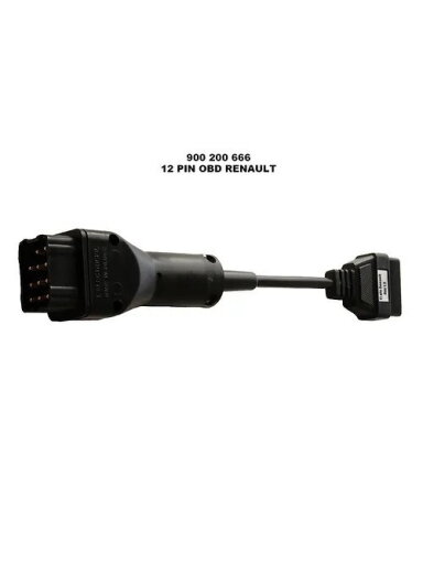 OBD kabelis 12 kontaktų RENAULT sunkvežimiams (W074062666CH, AUTOCOM)
