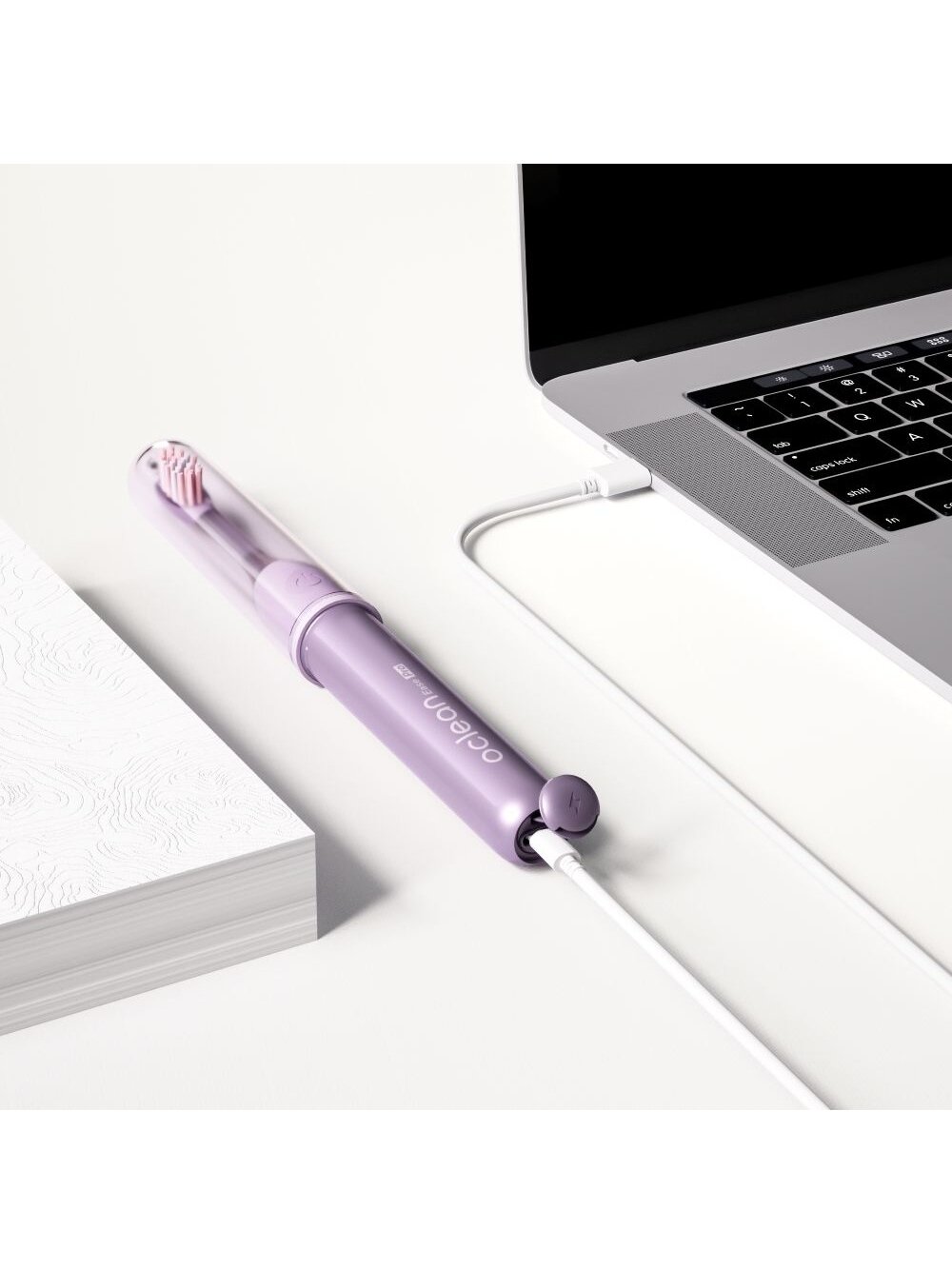 Oclean Electric Toothbrush Ease Pro Purple Elektrinis dantų šepetėlis 3 Oclean Electric Toothbrush Ease Pro Purple Elektrinis dantų šepetėlis 3