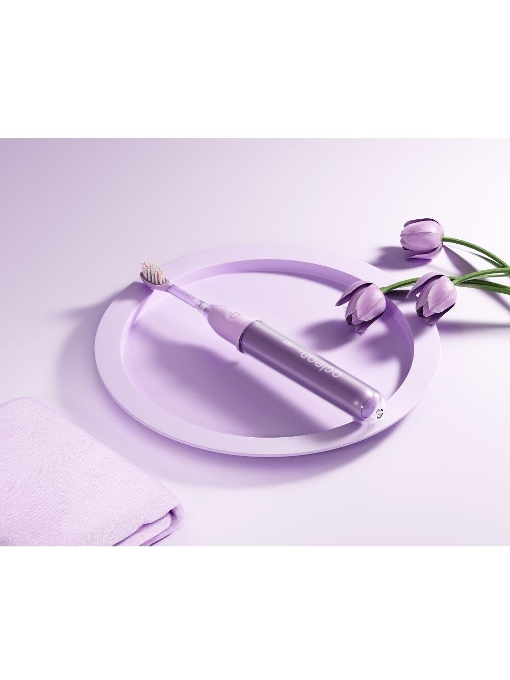 Oclean Electric Toothbrush Ease Pro Purple Elektrinis dantų šepetėlis 7 Oclean Electric Toothbrush Ease Pro Purple Elektrinis dantų šepetėlis 7