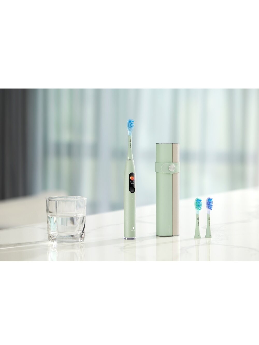 Oclean X Ultra 20 Set išmanusis el. dantų šepetėlis, žalias 8