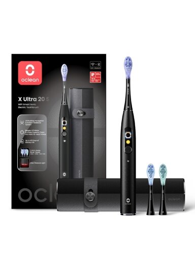 Išmanusis garsinis elektrinis dantų šepetėlis X Ultra 20 S Black       