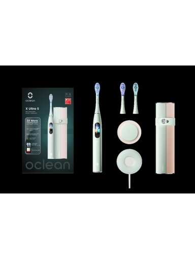 Oclean X Ultra S elektrinis dantų šepetėlis (žalias)