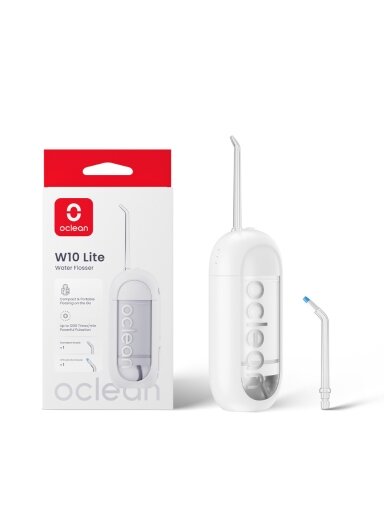 Oclean W10 Lite kelioninis irigatorius, baltas