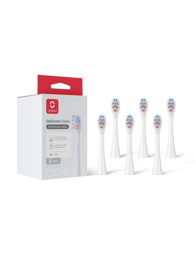 Oclean Delicate Care Brush Head 6 pcs P3K1 W06 White              1